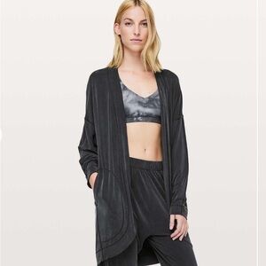 Lululemon Athletica Lab Josei Black Lounge Buttery Soft Wrap - RARE